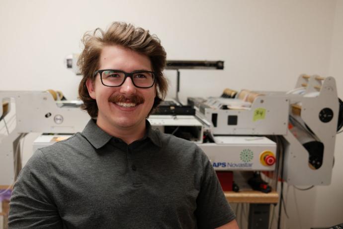 Perspic assembly technician Griffin Gougeon