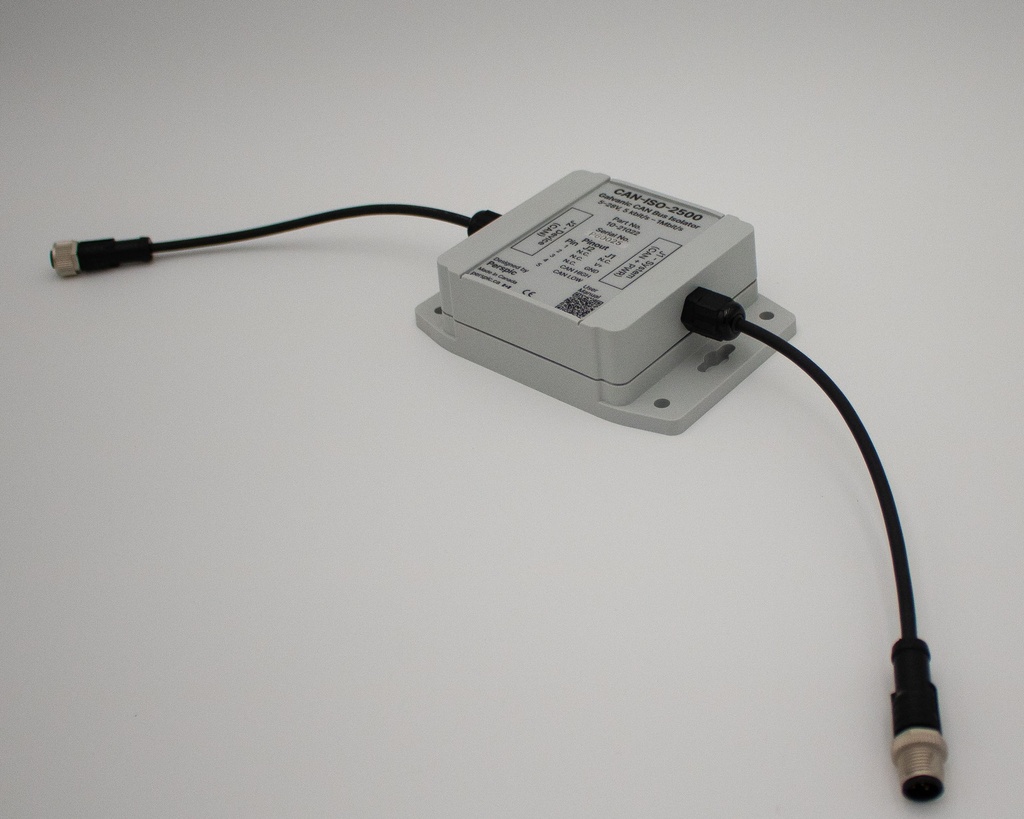 CAN Isolator M12 Pigtail IP68