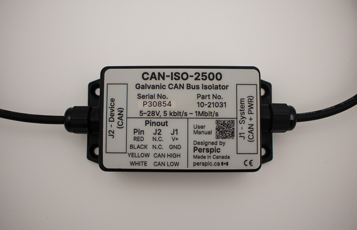 CAN Isolator for battery electric vehicles