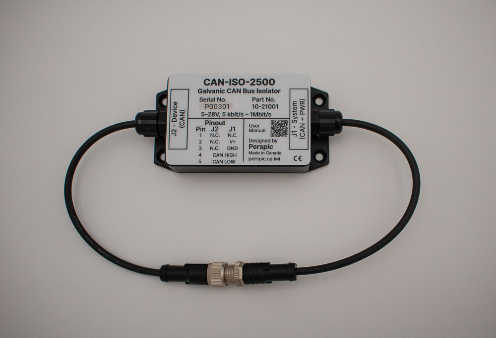 Versatile CAN Bus Galvanic Isolator – 1 Mbit/s Data Rate Support