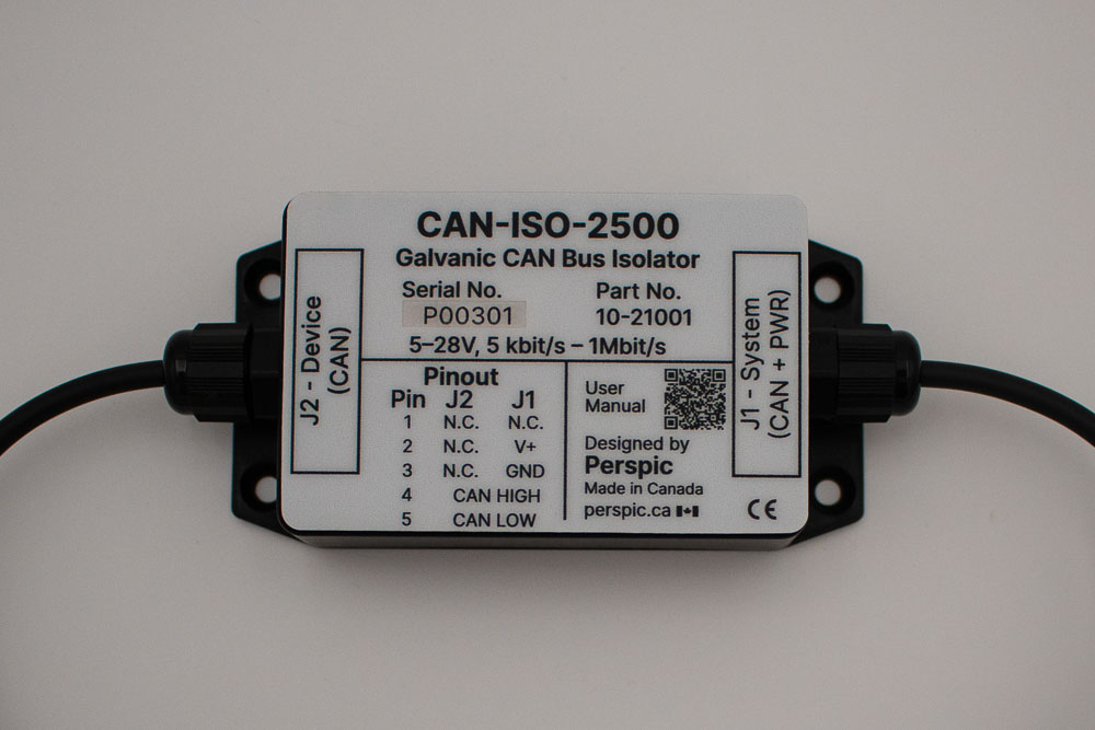 Robust CAN Repeater with Galvanic Isolation and Baud Rate Auto-Detection