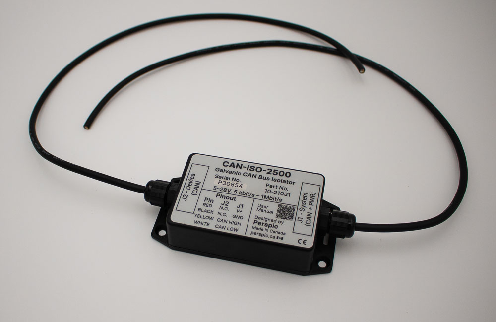 Industrial CAN Bus Isolator for Mobile Equipment and Vehicles