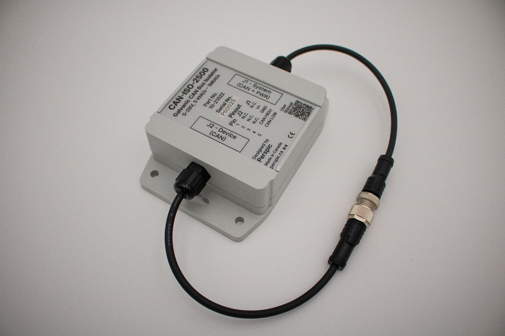 CAN Isolator M12 Pigtail IP68