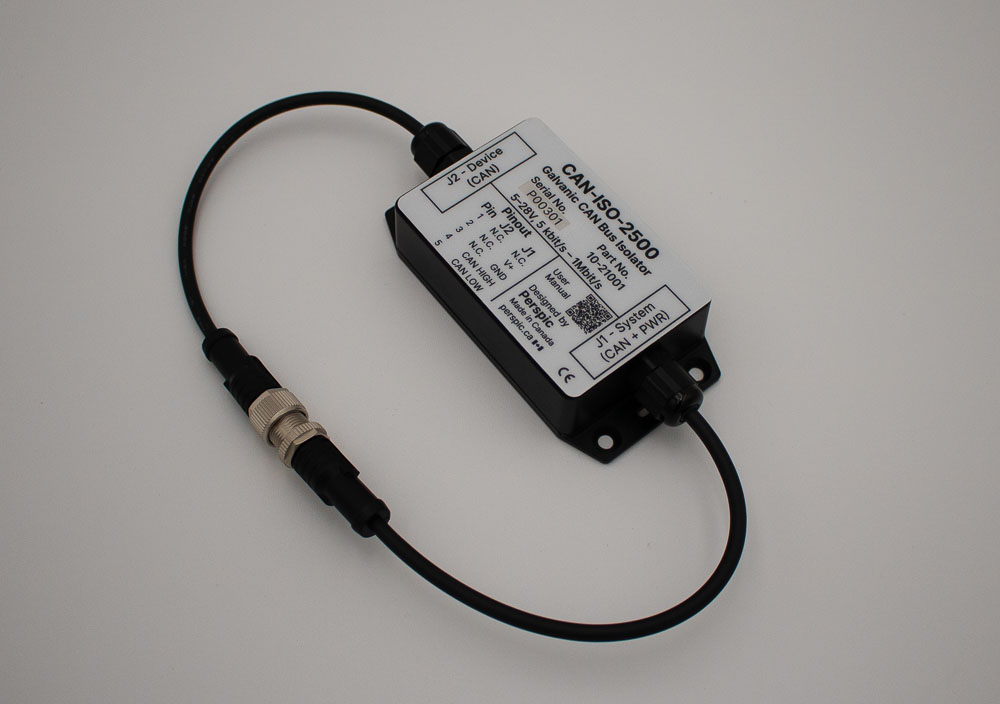 [10-21001] CAN Isolator M12 Pigtail